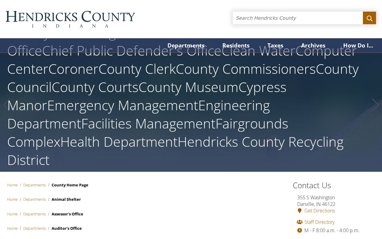 Brownsburg residents directory county offices