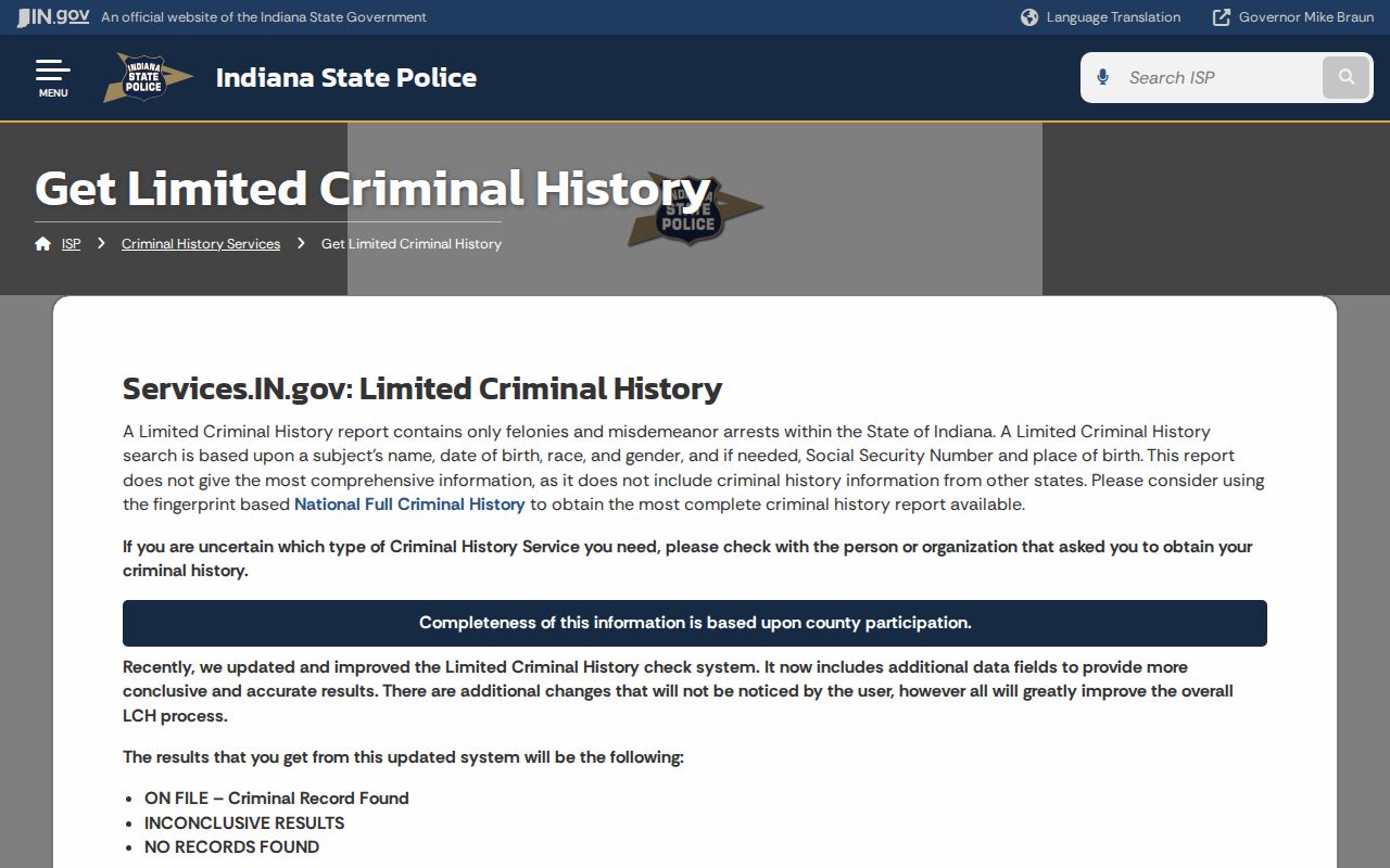 Brownsburg residents directory limited criminal history