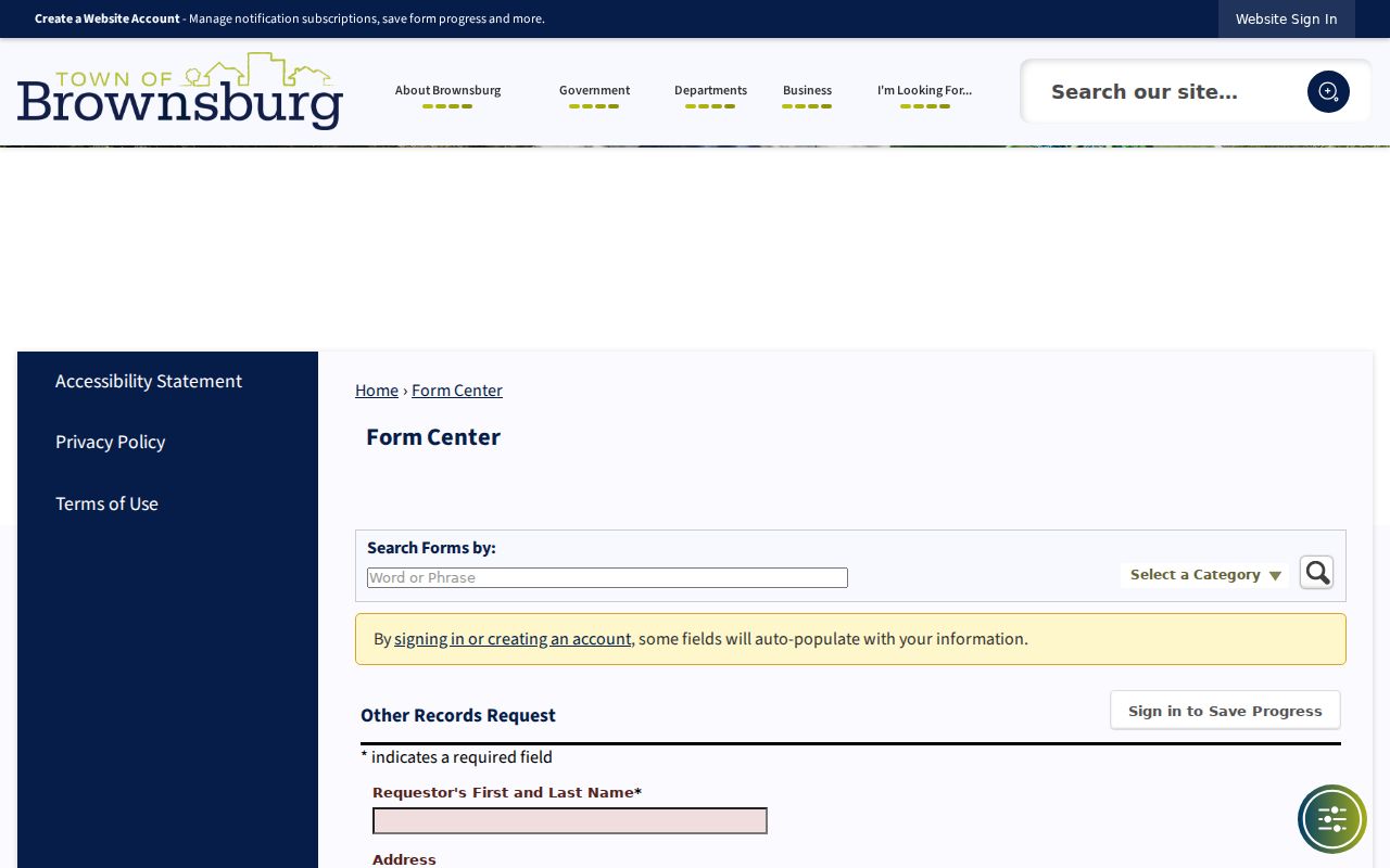 Brownsburg neighbors Fire Territory public records request