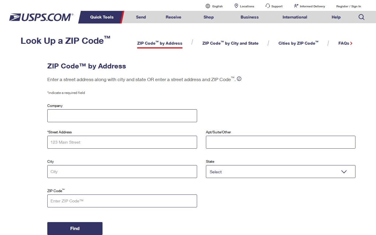 Brownsburg ZIP code directory USPS address lookup